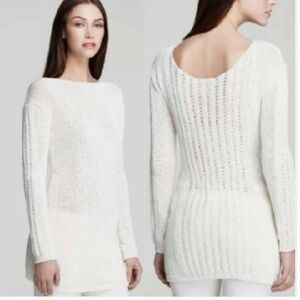 Rachel Zoe ‘Karla’ Sweater NWOT Cotton Blend Knit Ivory Womens Plus Sz XXL